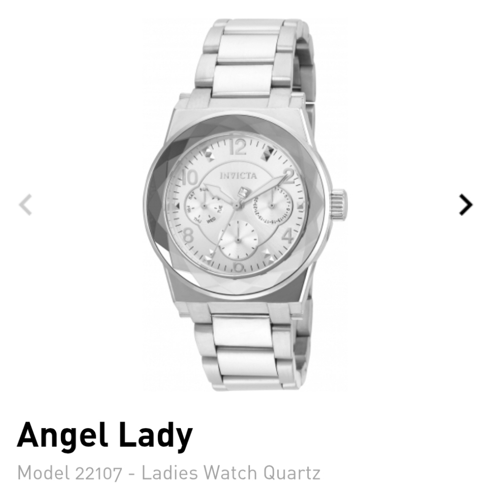 Invicta Angel Japanese Quartz Silver Women's Watch